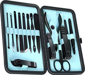 Multi-Functional Professional Luxurious <b>Manicure</b> <b>Kit</b> Nail Clippers Cuticle Tools Premium Stainless Steel Customizable Gift Box - Product Image 1
