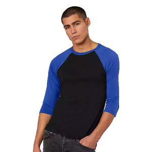 Custom Blank <b>Long</b> Sleeve Raglan <b>T</b> <b>Shirt</b> <b>for</b> <b>Men</b> Private Label Regular Fit <b>T</b> <b>Shirt</b> Casual Wear <b>T</b> <b>Shirt</b> Solid Color <b>T</b>-<b>Shirt</b> - Product Image 6