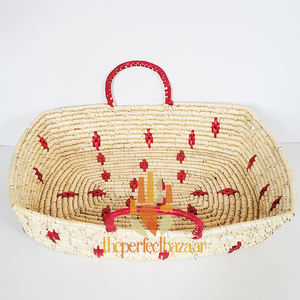 Eco-Friendly Natural Moonj Grass <b>Basket</b> <b>Rectangular</b> Storage Caddy Handles (Multifunction Design) Home Decor - Product Image 3
