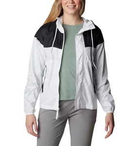 Chaquetas cortavientos de nailon impermeable con logotipo personalizado de alta calidad para mujer, chaqueta anorak con cremallera para hombre - Product Image 6