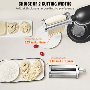 Accessorio per Impastatrice KitchenAid con Set di Rulli e Tagliapasta in Acciaio Inox, Include Rullo per Pasta e Utensili per Spaghetti - Product Image 4