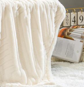 Couverture en polaire 100% polyester de qualité supérieure, dernier design, unie/à motifs, logo personnalisé, couleur et taille personnalisables - Product Image 4