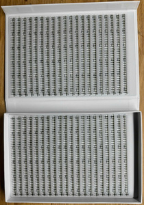 Extensiones de Pestañas Postizas Hechas a Mano al por Mayor, Pestañas de Pelo Sintético Coreanas Negras de 0.05 0.07 mm, Abanicos Preformados 5D 7D 9D XXL en Caja - Product Image 3