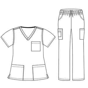 Conjunto de uniforme tejido musulmán modesto Perfect Choice para mujer, compatible con el hiyab, transpirable, cómodo, elegante y duradero. - Product Image 6