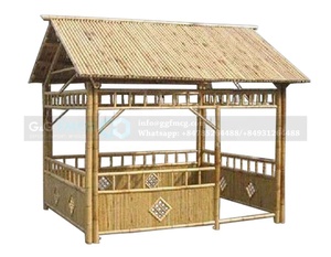 บ้านไม้ไผ่สวนธรรมชาติดีไซน์หลังคาศาลาใหม่ทนทานเป็นมิตรกับสิ่งแวดล้อมสำหรับวิลล่าที่ผลิตในเวียดนาม - Product Image 1