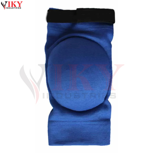 Genouillères de protection pour la gym et le fitness, couleur bleu uni, très vendues, personnalisables, qualité supérieure, prix raisonnable - Product Image 2