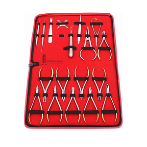 F.J.INTERNATIONAL Juego de 18 Piezas de Alicates Dentales de Acero Inoxidable de Alta Calidad, Kit de Herramientas de Ortodoncia, Instrumentos Quirúrgicos Dentales con Certificación CE - Product Image 6