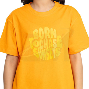 Camiseta de Gran Tamaño para Mujer, de Alta Calidad, con Estampado, Transpirable, de Algodón, Estilo Casual, Ropa Urbana, Fábrica de Ropa Personalizada - Product Image 4