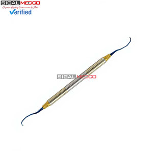 Curettes dentaires Gracey 11/12 à double extrémité, pointe en titane, instrument dentaire en acier inoxydable allemand pour détartrage parodontal et racinaire - Product Image 3