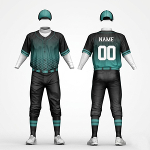 Uniforme de Béisbol Personalizado de Alta Calidad para Equipos Deportivos, Conjunto de Uniforme de Béisbol para Hombre, Jersey para Deportes al Aire Libre, Conjuntos Deportivos para Adultos - Product Image 1