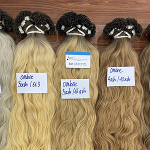 Extensiones de Cabello Humano Vietnamita Virgen con Punta de Queratina, Cutícula Alineada, Doble Trama, Alta Calidad - Product Image 5