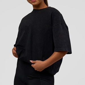 T-shirts pour femmes de haute qualité avec logo personnalisé, grande taille, matière douce, t-shirt d'été pour femmes, logo personnalisé - Product Image 1