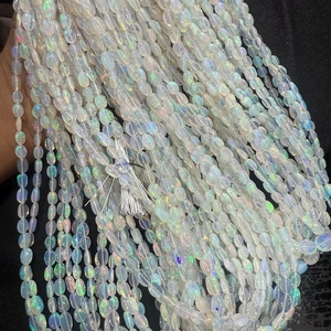 AAA Ethiopian <b>Opal</b> Smooth Oval Shape Beads 5-7mm Natural Gemstone For Jewelry Making At Wholesale Price - Product Image 1