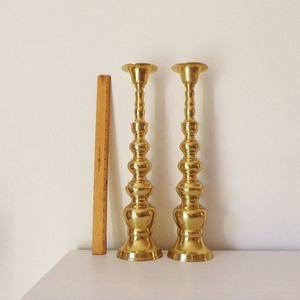 Support à bougies en laiton de luxe, porte-bougie décoratif en métal pour table à manger, mariage, fête, décoration de la maison, centre de table - Product Image 3