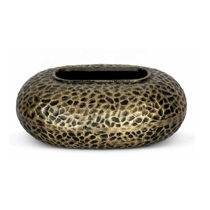Metal Hammered <b>Vase</b> <b>Gold</b> Decorative Aluminum <b>Vase</b> for Flowers & Plants Modern Hotel Restaurant Home & Office Decoration <b>Vase</b> - Product Image 1