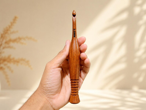 Ganchos de Crochet Hechos a Mano de Madera de Palisandro |   Agujas Suaves para Crochet - Product Image 2
