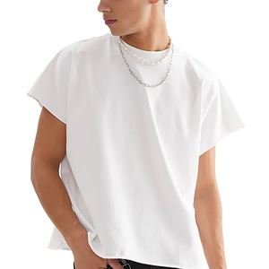 Camiseta sin Mangas para Hombre, 240 g/m², Alta Calidad, Blanca, Cuello Redondo, Algodón, Corte Recto, No Encoge, en Oferta - Product Image 6