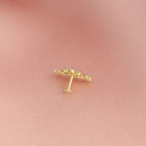 ผู้ผลิตเครื่องประดับเพชรเพาะเลี้ยงในห้องปฏิบัติการทองคำแท้ 14K โดยตรงจากโรงงาน |   ผู้ผลิตและออกแบบตามสั่ง (OEM/ODM) เพชร CVD/เพชรธรรมชาติ ขายส่ง - Product Image 4