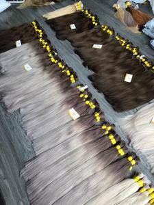 Vente chaude 100% Vietnam Remy Extensions de Cheveux Humains Bruts de Haute Qualité En Vrac Droite Toutes Les Couleurs 10A Grade Usine Prix De Gros - Product Image 6