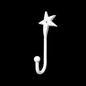 ตะขอแขวนผนังอะลูมิเนียมเคลือบสีขาวคุณภาพสูง รูปดาวอเนกประสงค์ สำหรับตกแต่งผนังบ้านหรือสำนักงาน และใช้แขวนเสื้อผ้า - Product Image 2