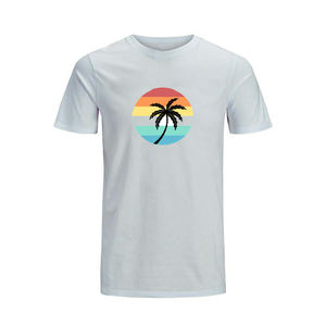 Nouveauté 2025 – T-shirts Homme en Polyester/Coton de Haute Qualité, Impression par Transfert Thermique, Style Oversize Ample, Tissu Tricoté Unisexe - Product Image 2