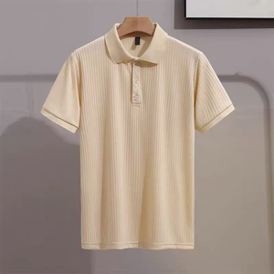 <b>Women's</b> Black Solid Color Short Sleeve Polo Shirt Knitted Casual <b>Top</b> Breathable 100% Polyester Regular Length - Product Image 2