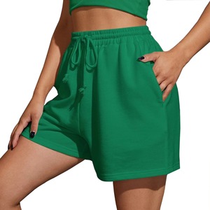 High Quality Wholesale Custom Women Shorts Blank Summer Casual Fleece Sweat Shorts for Women Comfortable Light Weight Short - Product Image 4