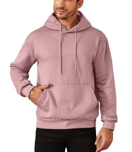 Venta al por mayor personalizado invierno para hombre Sherpa polar pulóver básico sólido acolchado Sudadera con capucha con manga larga y cuarto de cremallera - Product Image 1