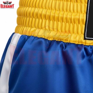 Equipo de Entrenamiento de Boxeo de Poliéster Transpirable, en Azul y Amarillo, de Alta Calidad, para Otoño, Diseño Moderno - Product Image 6