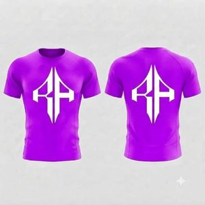 Camiseta Rash Guard de MMA de Alta Calidad Personalizada con Impresión por Transferencia de Calor para Adultos con Logotipo Blanco, Material Spandex/Poliéster - Product Image 1