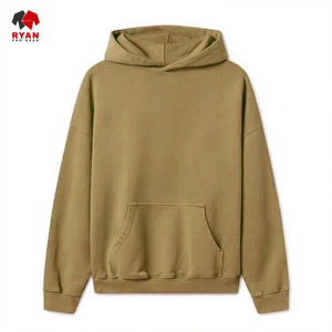 เสื้อฮู้ดดี้ผู้ชาย Ryan Pro Gear พร้อมโลโก้สั่งทำด้านหน้า ผ้าฝ้ายฟลีซ 100% ทรงปกติ สำหรับฤดูหนาว ผลิตแบบ ODM สีพื้น - Product Image 1