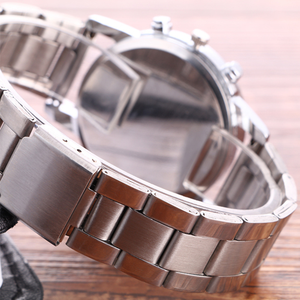 Reloj de Cuarzo de Lujo de Primera Calidad para Hombre, Cronógrafo Azul 31 con Correa de Acero Inoxidable de 20 mm, Resistente al Agua, Esfera de 42 mm, Caja de Aleación - Product Image 6