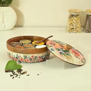 Classic Metal Ingredient Organizer Multi Slot Layout Durable Leak Proof for Efficient Kitchen <b>Storage</b> and Daily Use - Product Image 1