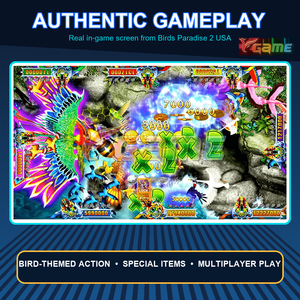 ชุดเกม VGAME Birds Paradise 2 USA 5.6 สำหรับผู้เล่นหลายคน สำหรับการรวมอุปกรณ์เกมอาร์เคดธีมนก - Product Image 2