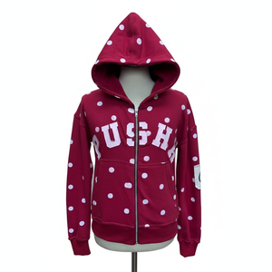Sweat-shirts à capuche pour hommes, personnalisables avec logo OEM, design hiver, coton lourd 350 GSM, fermeture éclair, broderie intégrale personnalisée, confort optimal. - Product Image 1