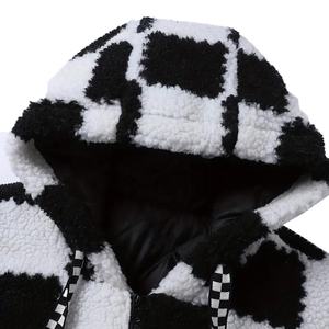 Jersey personalizable de alta calidad para hombre, chaqueta de Otoño Invierno, venta al por mayor, forro polar grueso con capucha, balancín para exteriores, cálido y cómodo - Product Image 3