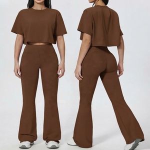 Nuevo Diseño Conjunto Deportivo de Gimnasio para Mujer, Venta al por Mayor, Logotipo Personalizado, Manga Larga Suave, Alta Calidad - Product Image 1