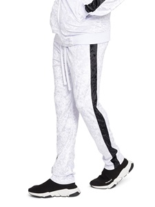 Traje de terciopelo con cremallera para hombre, traje ajustado con raya lateral, cierre frontal, 2 piezas - Product Image 2