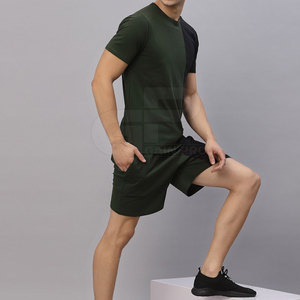 Ensemble de shorts d'entraînement pour hommes, légers, confortables, coupe flexible, adaptés à la salle de sport, à la course à pied, aux entraînements ou à un usage quotidien décontracté - Product Image 5