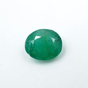 HAYAAT GEMS Esmeralda de Zambia de 1.50ct, Corte Ovalado Facetado, Color Marrón, 8.5x7x4mm, para Joyería - Product Image 6