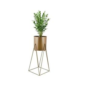 Jardinière en fer forgé à motif floral naturel pour intérieur et extérieur, idéale pour les bureaux, les espaces communs et les salons, en vente en gros - Product Image 2