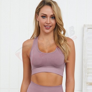 Ladies Eco-Friendly Slim-Fit Crop-Top Yoga Sets Impermeable Gym Fitness Pants Seamless-Bra Push-Up Plus Size Printed-Maternity - Product Image 2