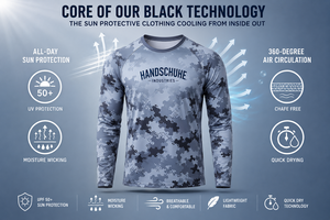 Camiseta de Pesca Personalizada al por Mayor 2026, 100% Poliéster, Manga Larga, Sublimada, Secado Rápido, Transpirable, Camuflaje, Ropa para Hombre - Product Image 4