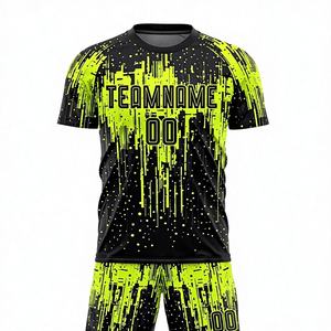 Maillots de football personnalisés en gros, fabricant OEM, fournisseur, chemises imprimées en polyester, étiquette privée, production en vrac - Product Image 2