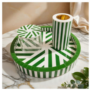 Quemador de Incienso Árabe Personalizado, Ecológico y Duradero, Decorativo con Incrustaciones de Madreperla, Bandeja para Bakhoor, Juego de Incensario Islámico Medkhan - Product Image 6