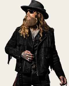 Premium Quality Western Fringe <b>Suede</b> Leather <b>Jacket</b> Stylish Cowboy Fashion Outerwear Manufacturer Wholesale Supply - Product Image 3