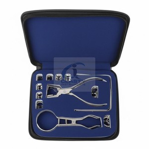 CLASTY INSTRUMENTS Kit d'instruments de dentisterie pour diaphragme gingival en acier inoxydable, comprenant une pince manuelle, outils chirurgicaux réutilisables, certifié CE Classe I 1 - Product Image 2