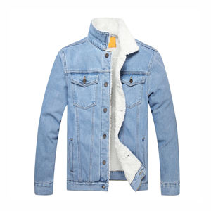 <b>Men</b> <b>Denim</b> <b>Jacket</b> 2025 New Arrival High Quality Wholesale Custom <b>Denim</b> <b>Jacket</b> Washed Custom <b>Men</b> Jean <b>Jackets</b> - Product Image 1