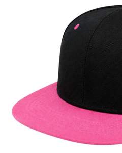 Casquette Snapback à Visière Plate Noire et Rose Personnalisée, Chapeau de Baseball Ajustable en Mélange de Coton, Streetwear Unisexe, Mode Décontractée, Vente en Gros - Product Image 5