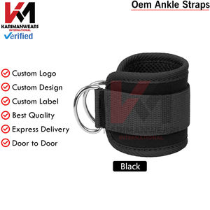 Correas de Tobillo Personalizadas con Acolchado Ergonómico para Protección del Tobillo Durante Ejercicios con Cables, Venta al Por Mayor, Alta Calidad, Fitness - Product Image 2